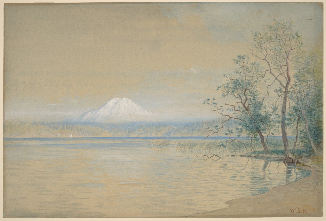 Mount Tacoma av William Stanley Haseltine
