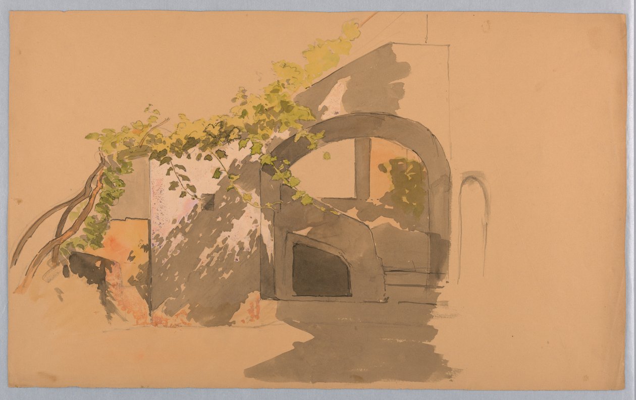 Studie av døråpning av William Stanley Haseltine