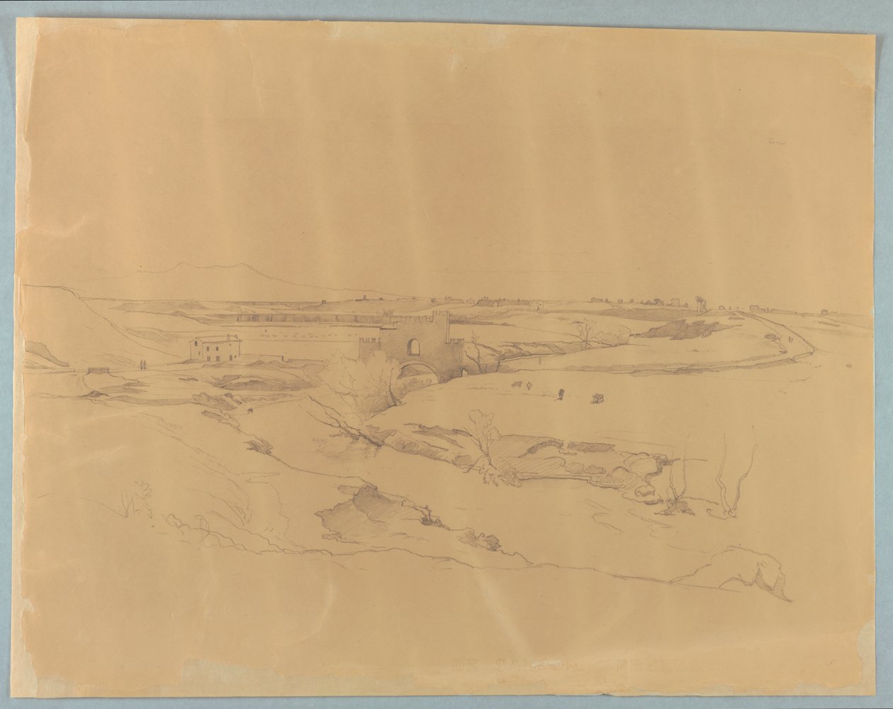 Studie av landskap av William Stanley Haseltine
