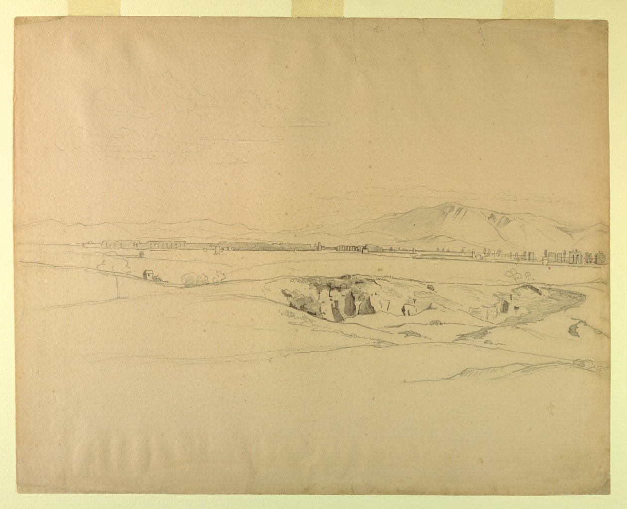 Studie av landskap av William Stanley Haseltine