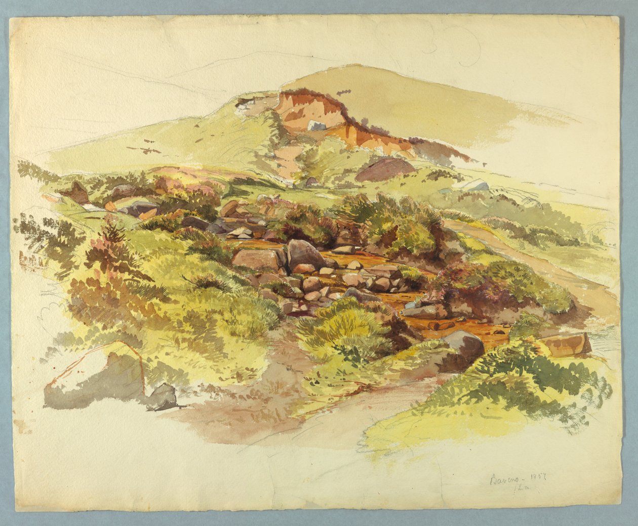 Studie av landskap, Baveno, Lago Maggiore, Italia av William Stanley Haseltine