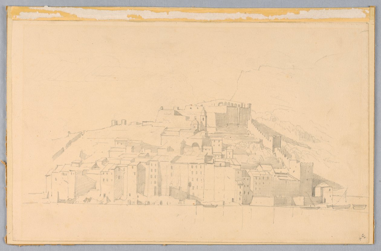 Studie av landskap, Spezia, Italia av William Stanley Haseltine