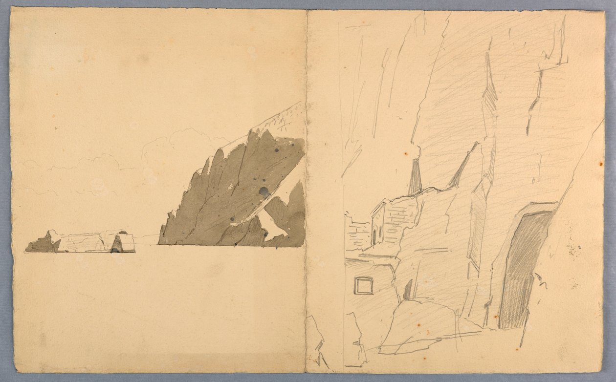 Studie av sjølandskap av William Stanley Haseltine