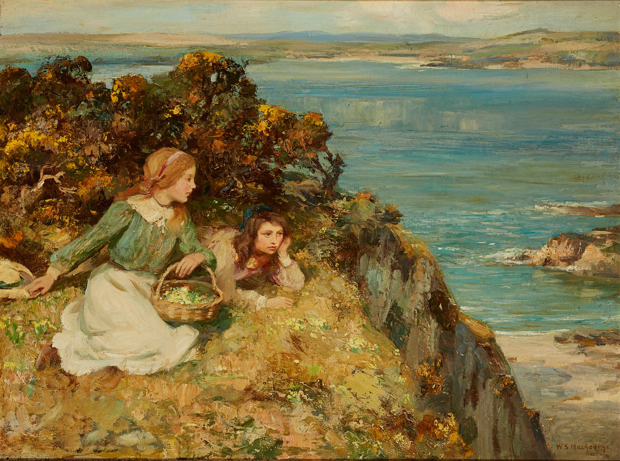 Dagdrømmer (olje på lerret) av William Stewart MacGeorge