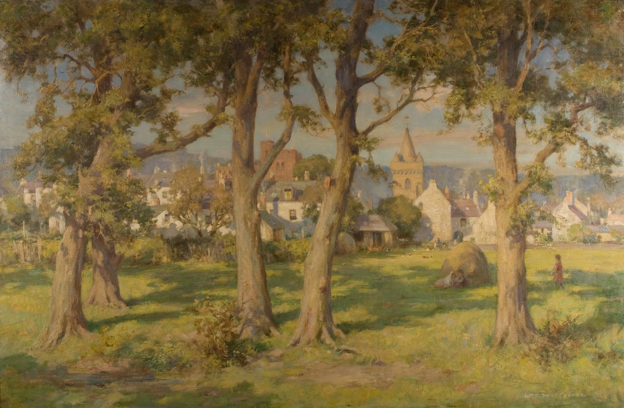 Kirkcudbright (olje på lerret) av William Stewart MacGeorge
