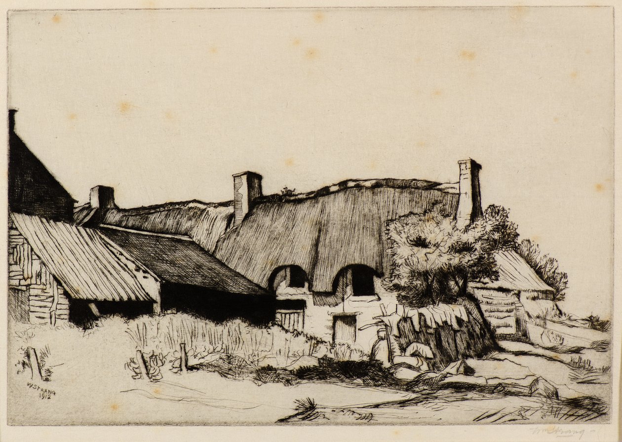 Gård i Bretagne av William Strang