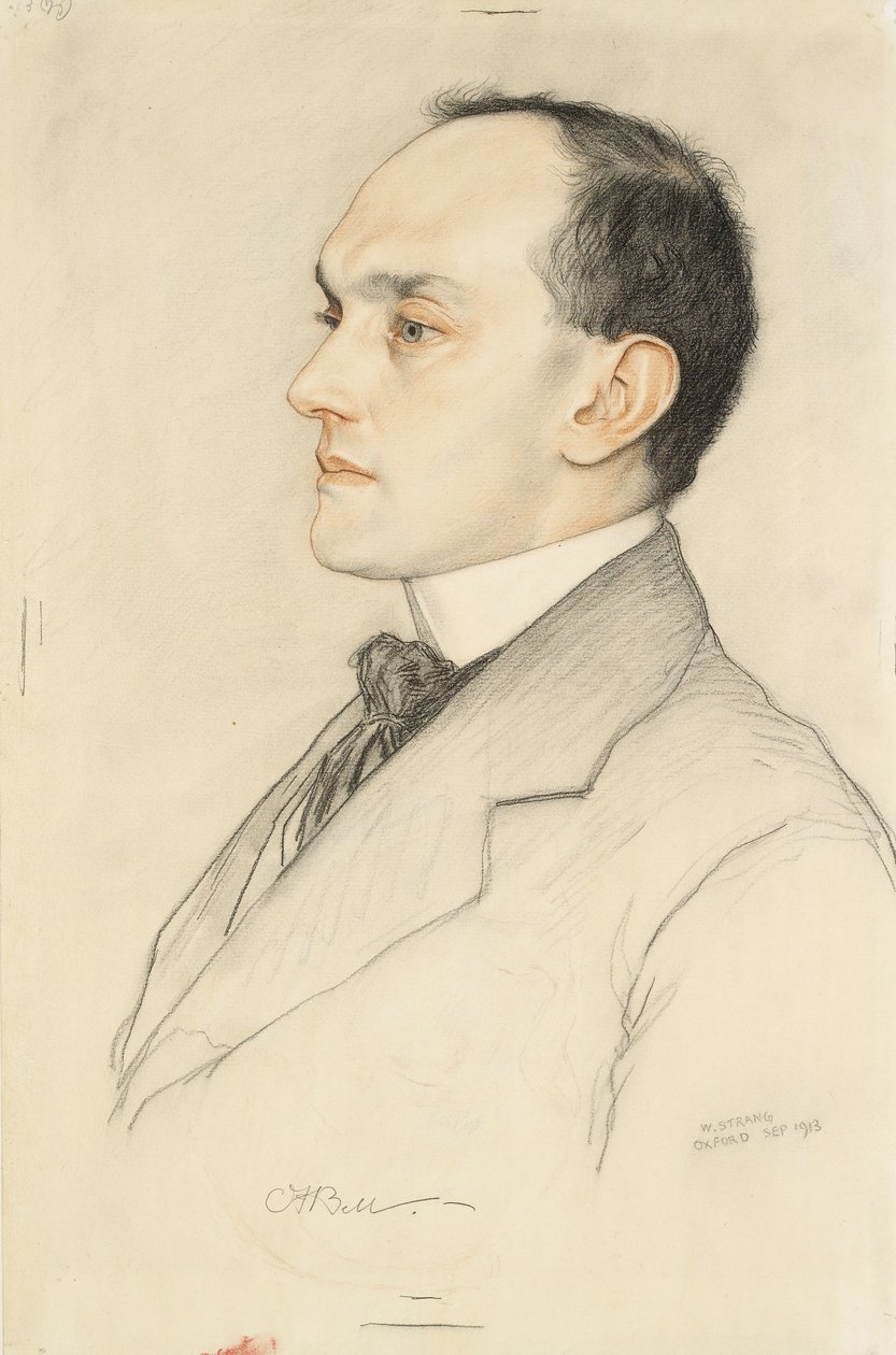 Portrett av Charles Francis Bell, 1913 av William Strang