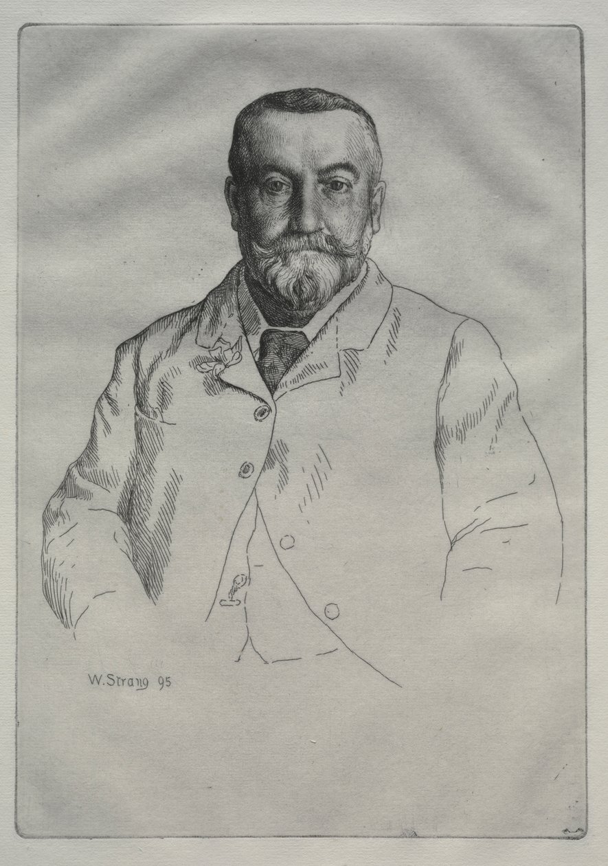Portrett av H. Cock av William Strang