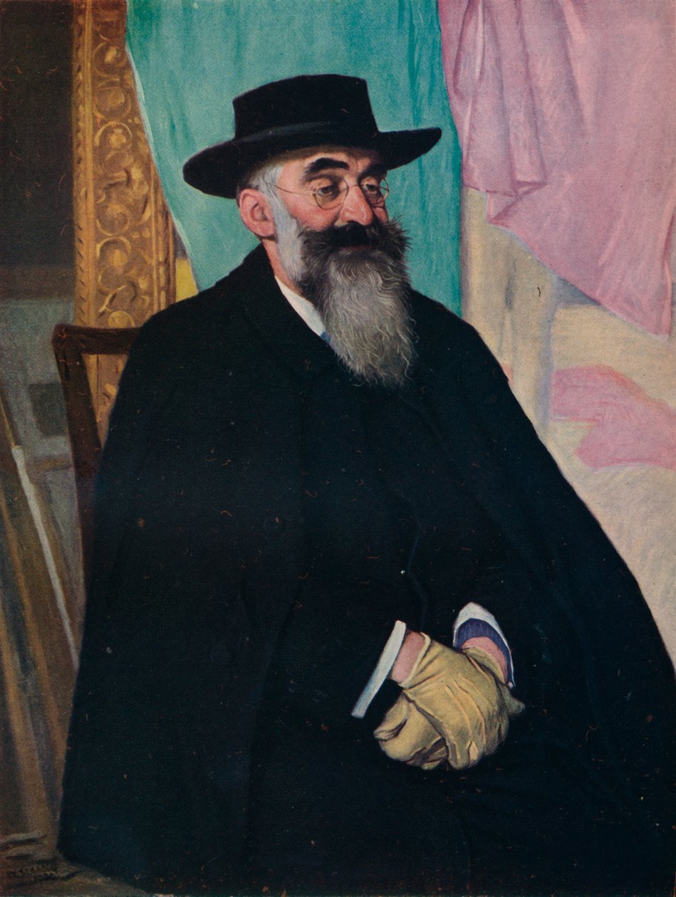 Portrett av Lucien Pissarro, Esq, 1920 av William Strang