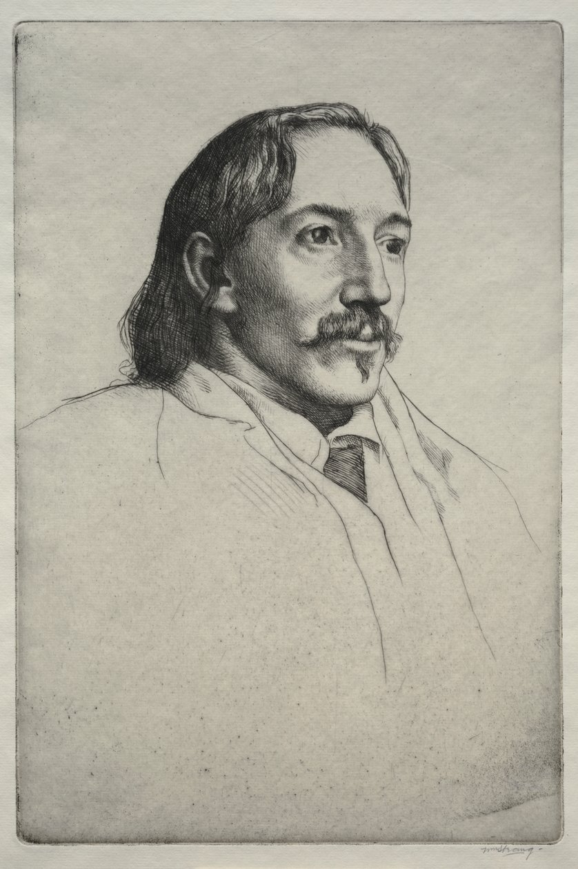 Robert Louis Balfour Stevenson av William Strang