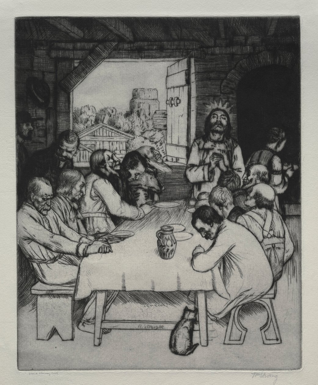 Nattverden, 1889. av William Strang