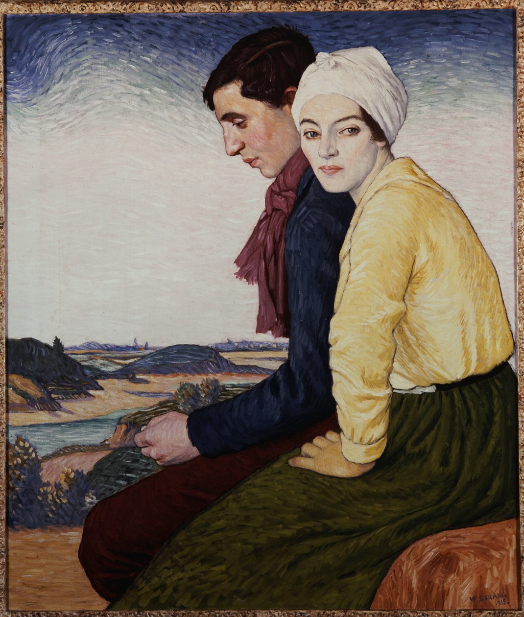 Møtestedet, 1915 av William Strang