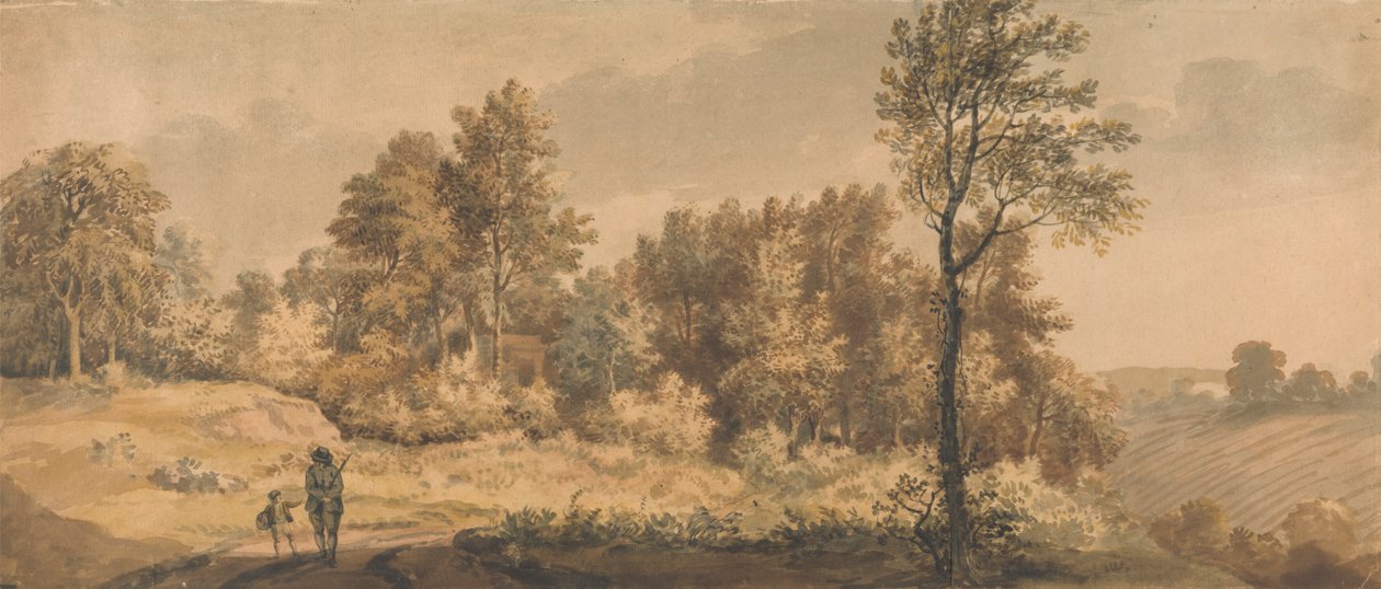 Landlig landskap av William Taverner