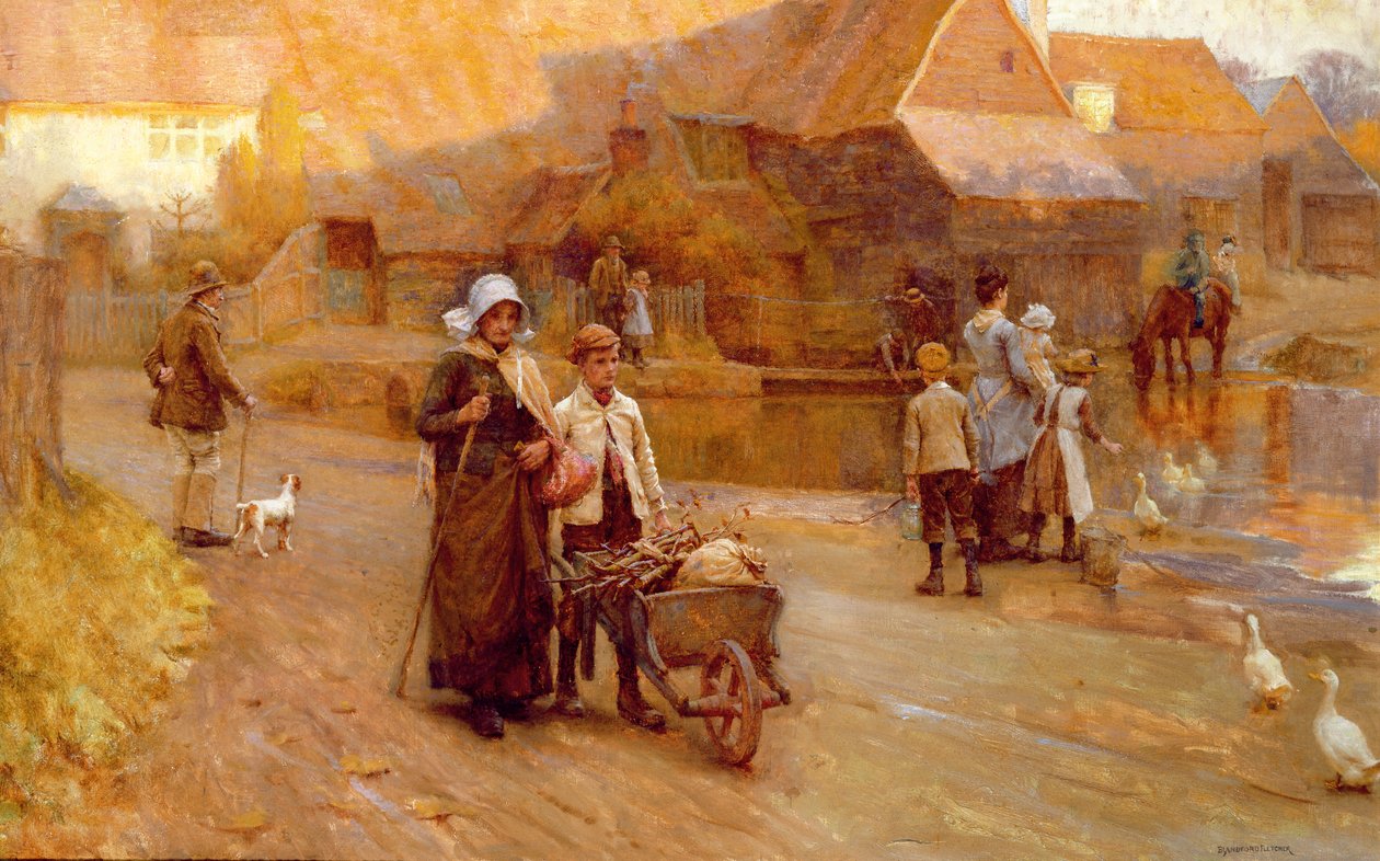 The Old Mill, Surrey av William Teulon Blandford Fletcher