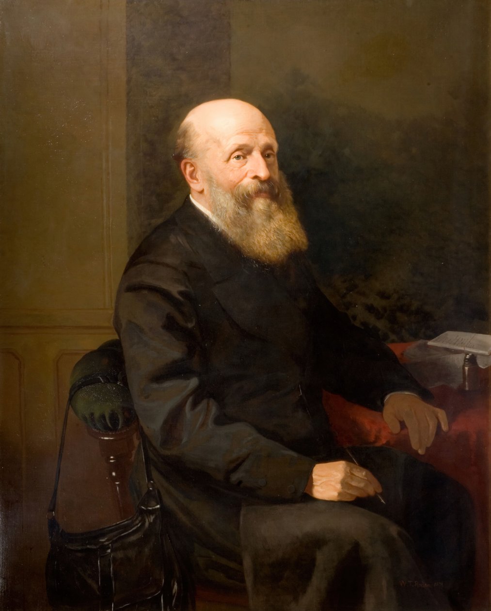 Portrett av John Birt Davies, 1873. av William Thomas Roden