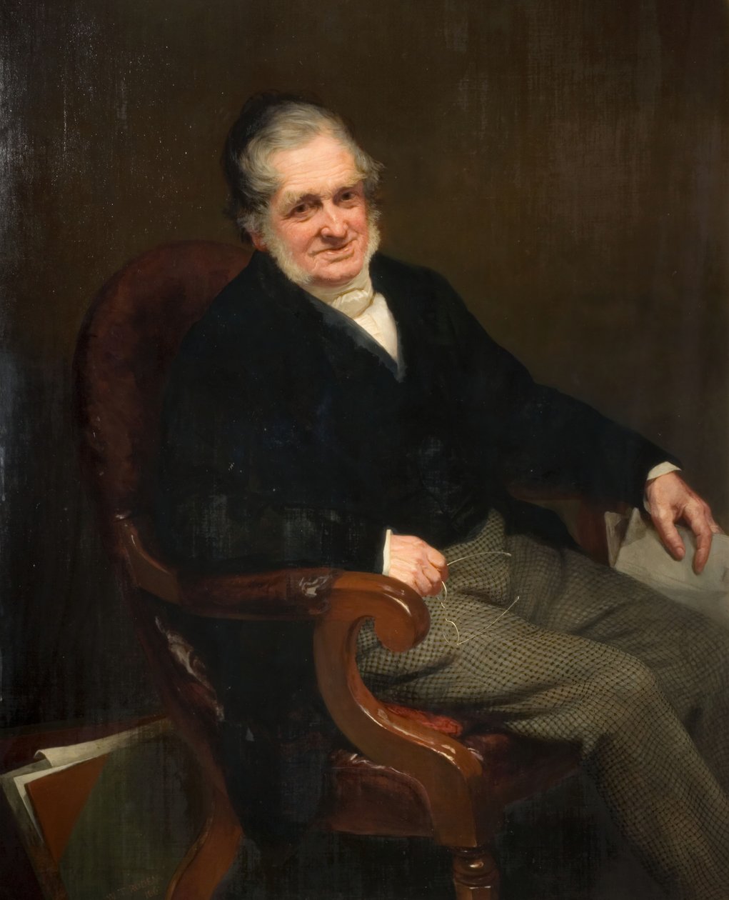 Portrett av Samuel Lines 1778-1863, 1863. av William Thomas Roden