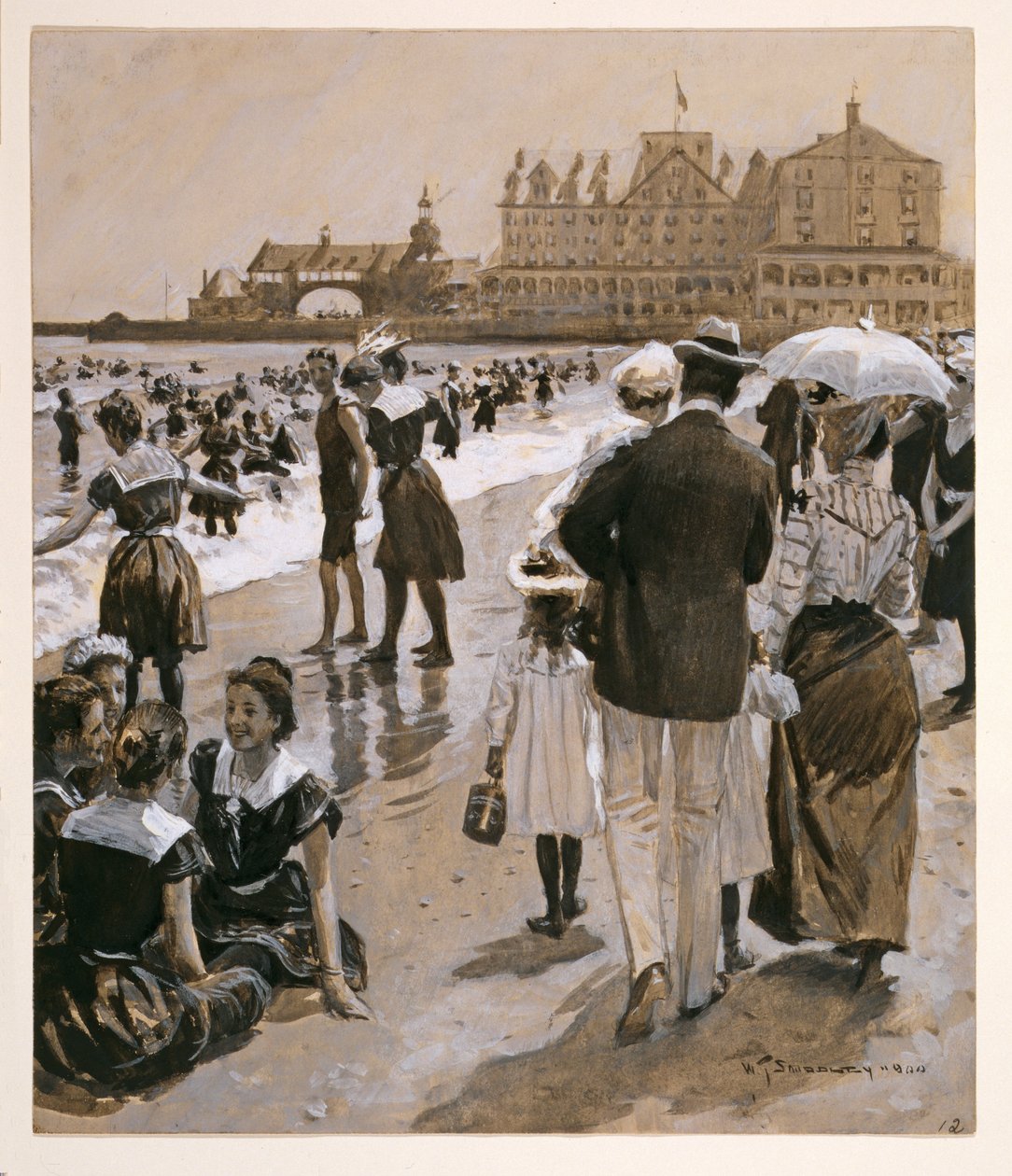 Strandscene fra Harper