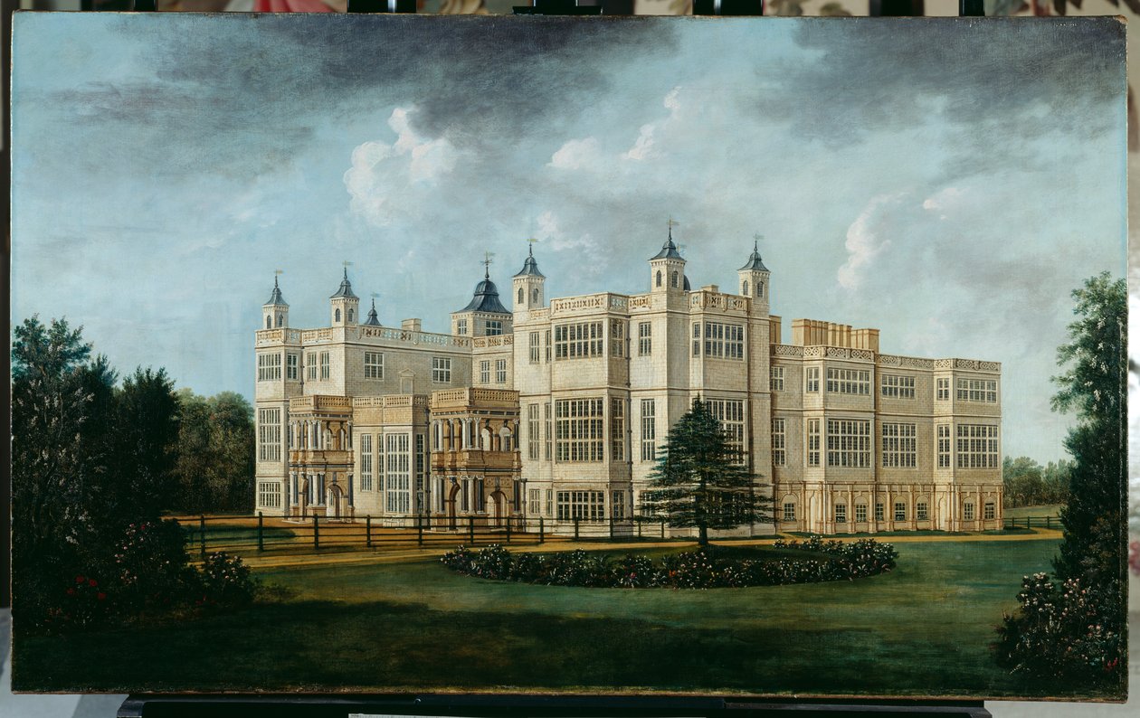 Audley End fra sørvest (olje på lerret) av William Tomkins