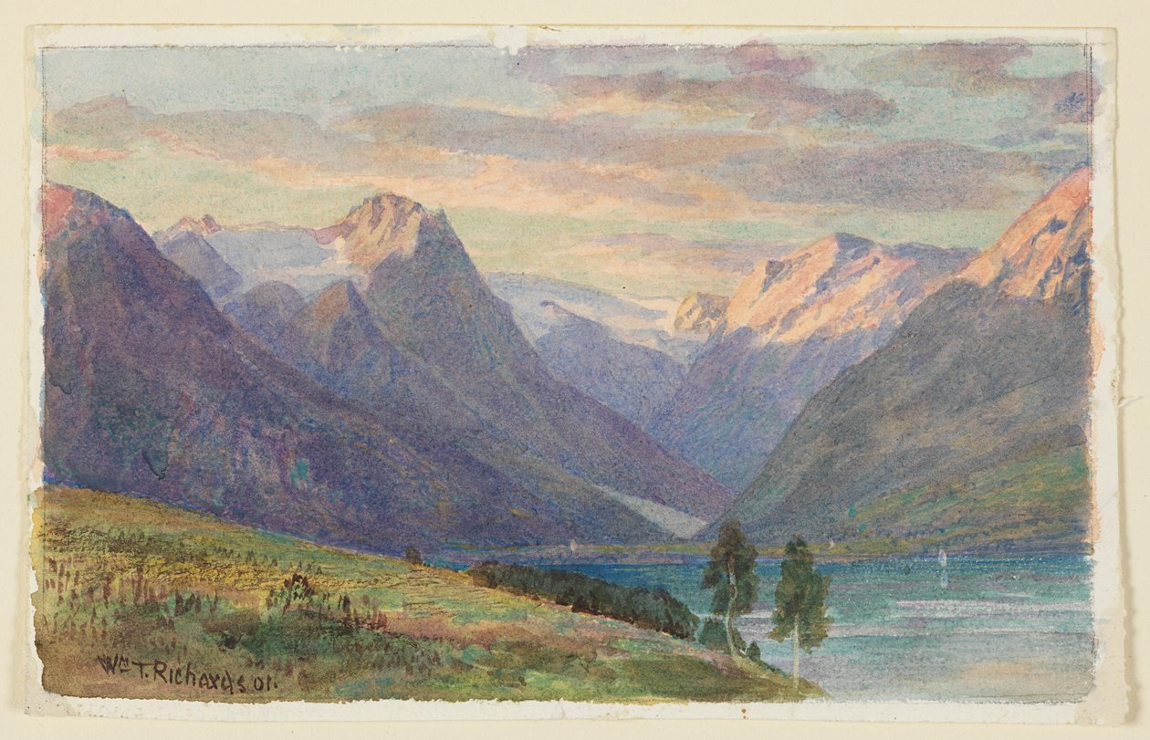 Fjord i Norge av William Trost Richards