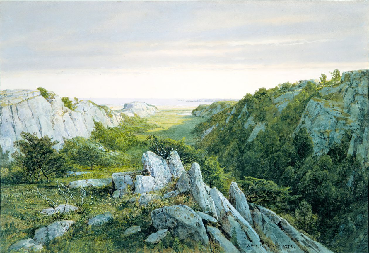 Fra paradis til skjærsilden, Newport, 1878. av William Trost Richards