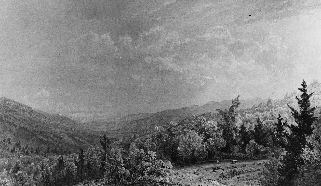 Fra Flume House, Franconia, New Hampshire, 1872. av William Trost Richards