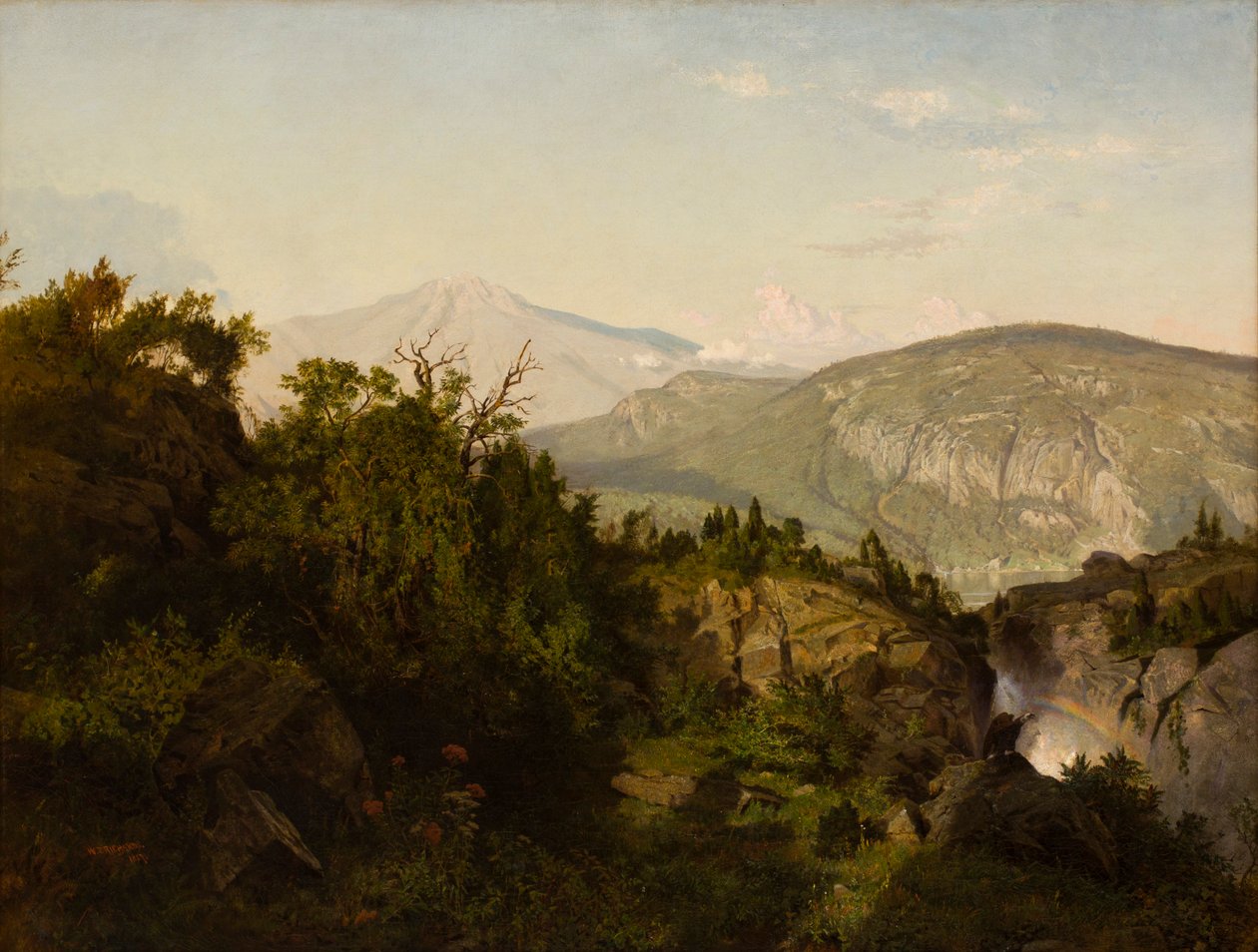 I Adirondack-fjellene av William Trost Richards