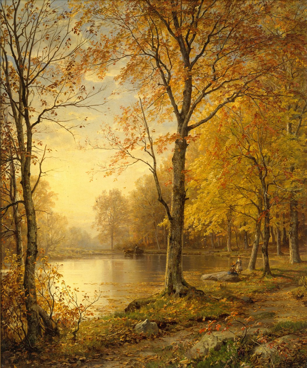 Indian Summer, 1875. av William Trost Richards