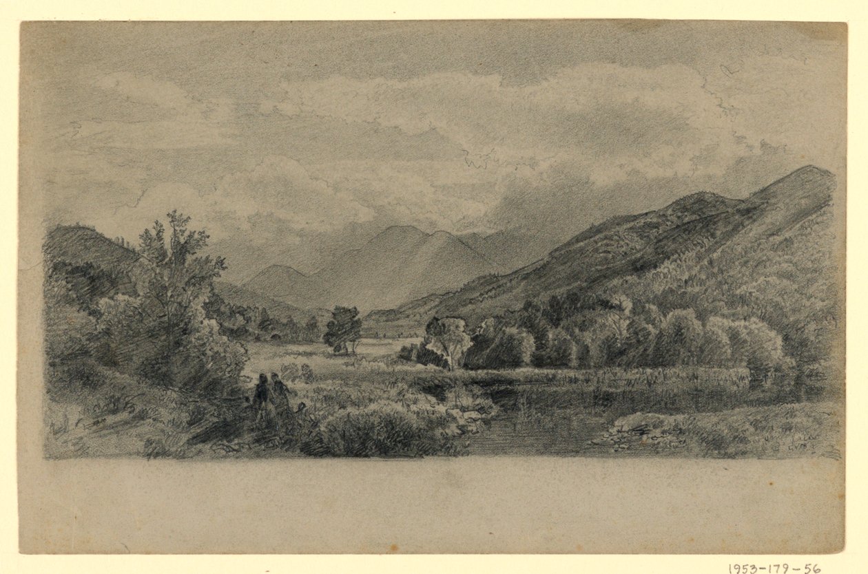 Landskap, Tyskland av William Trost Richards