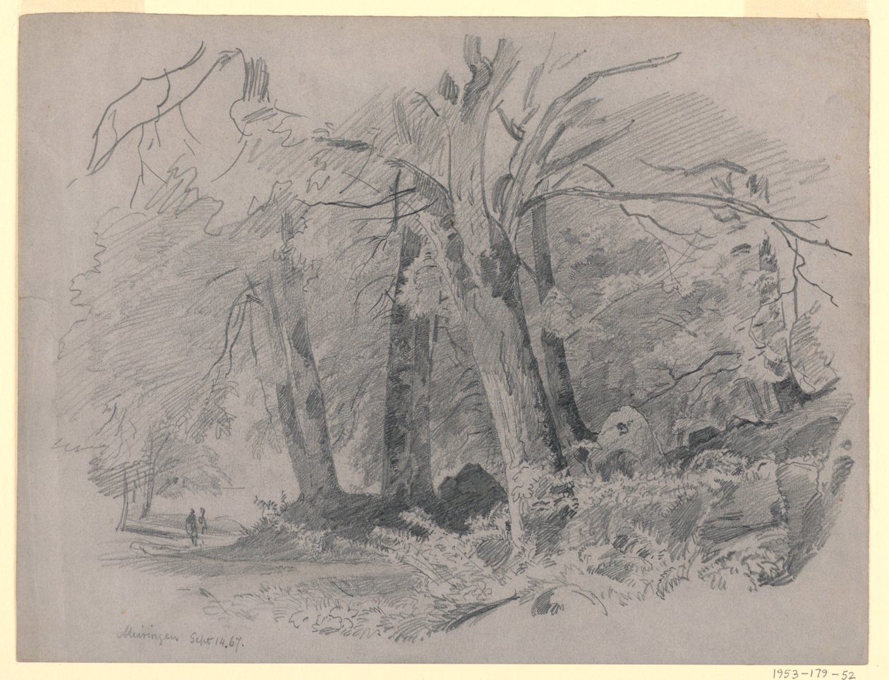 Landskap, Meiringen, Sveits av William Trost Richards