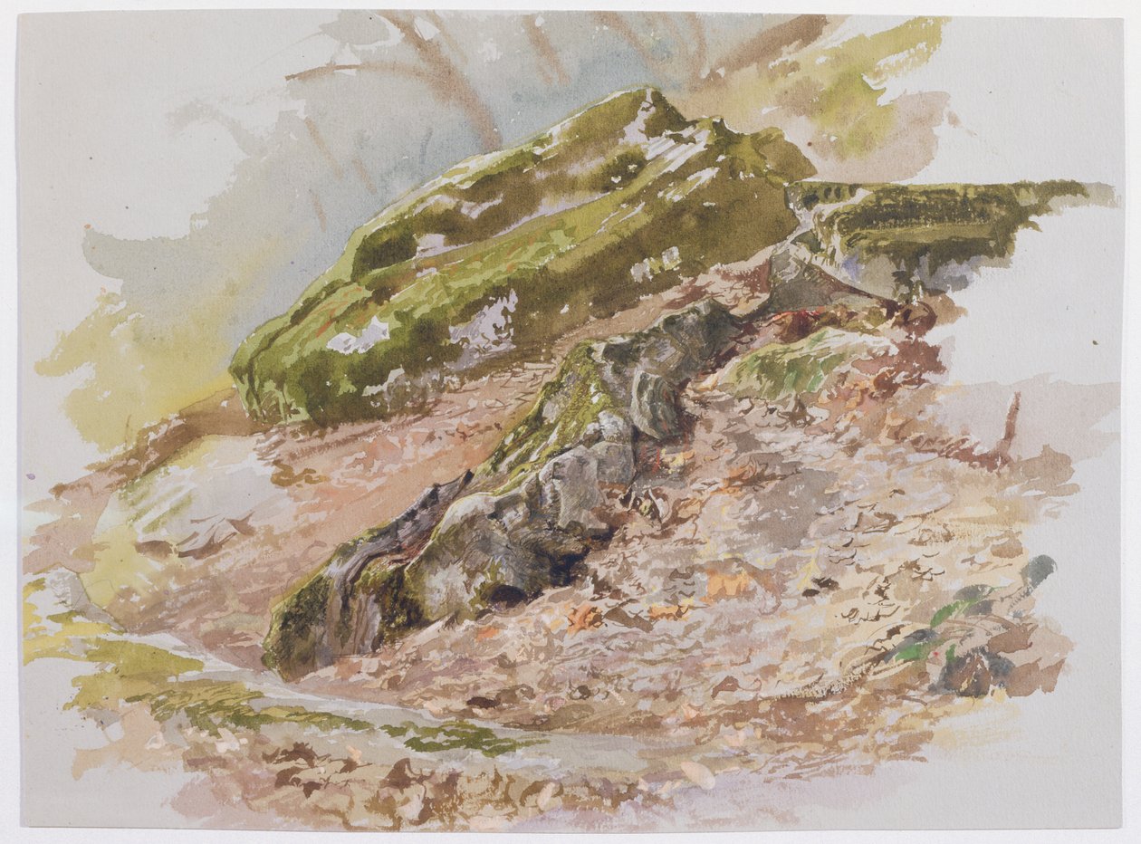 Landskap, muligens nær Germantown, Pennsylvania av William Trost Richards