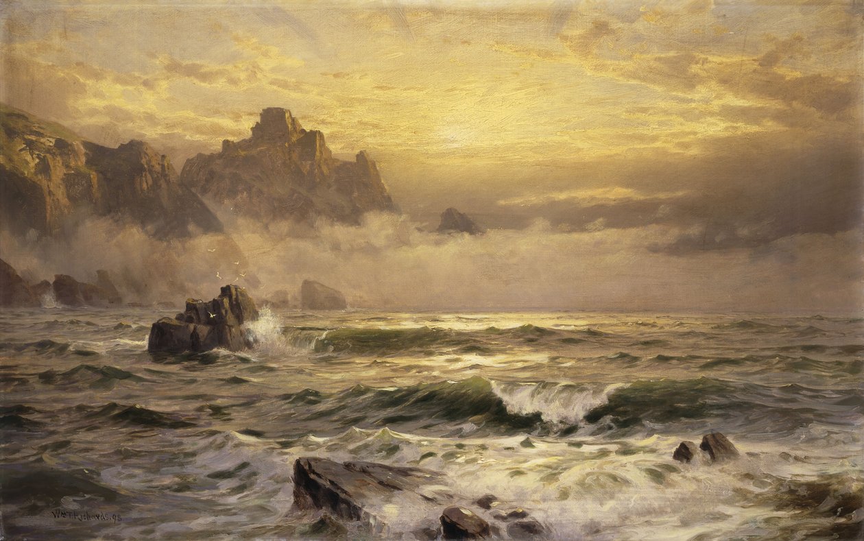 Mornings Mist, Guernsey, 1898 av William Trost Richards
