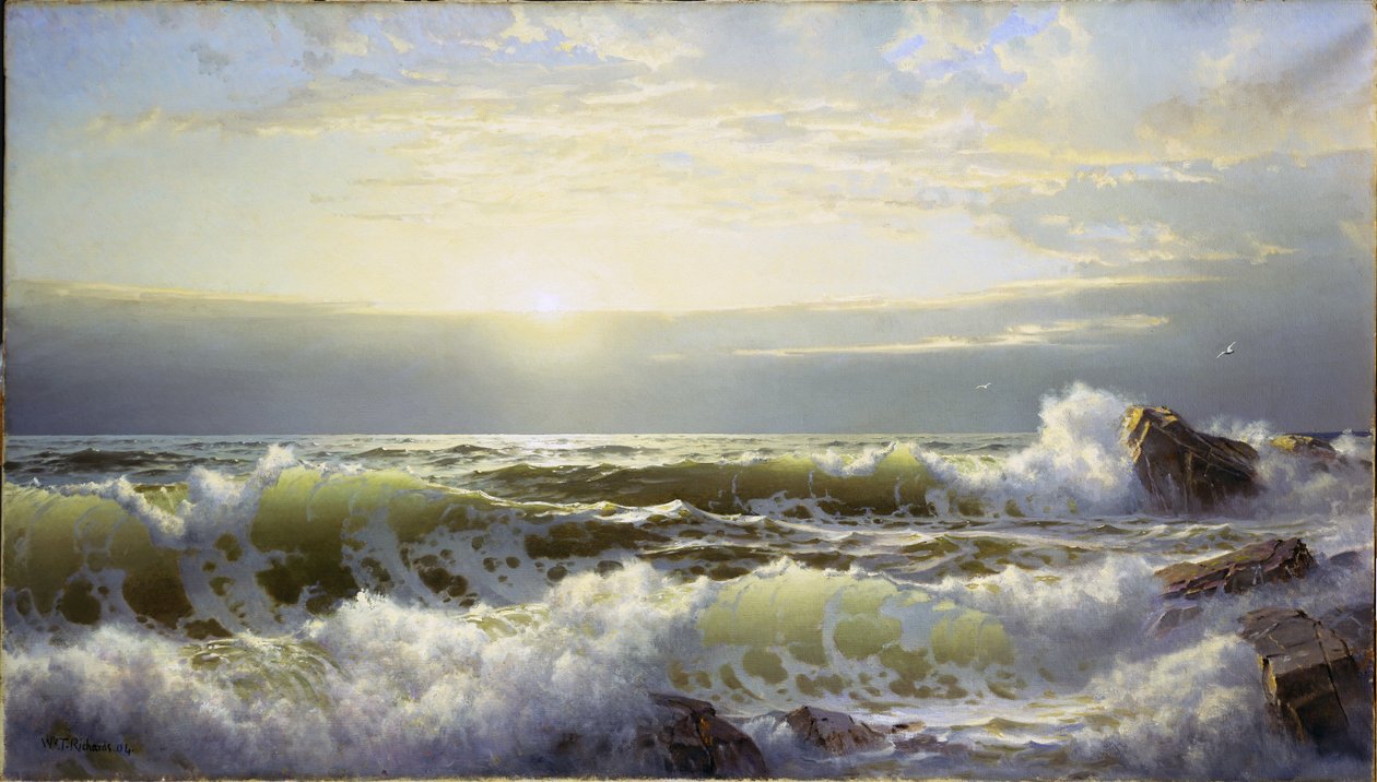 Utenfor Connecticut, Newport, 1904 av William Trost Richards