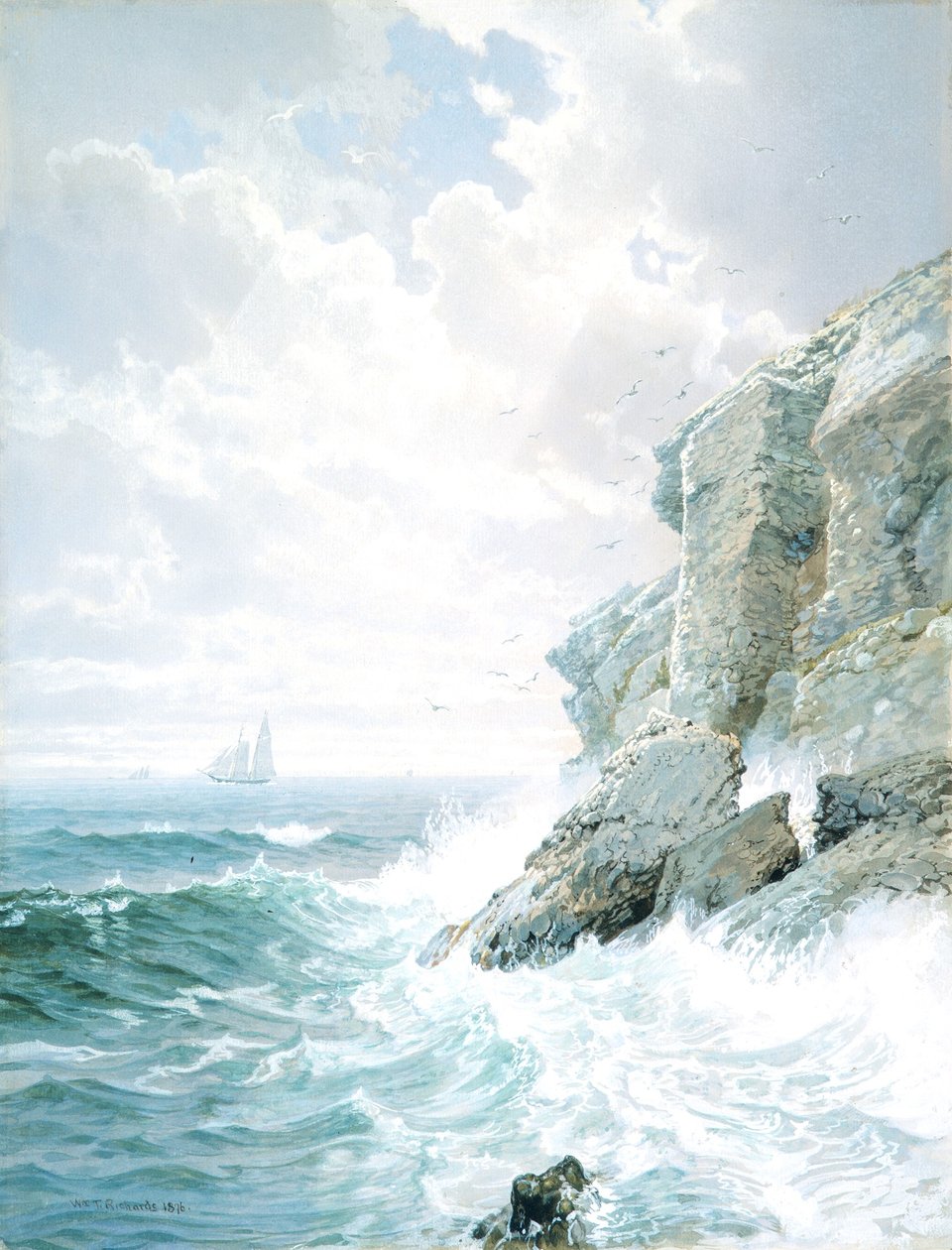 Skjærsildsklippen av William Trost Richards