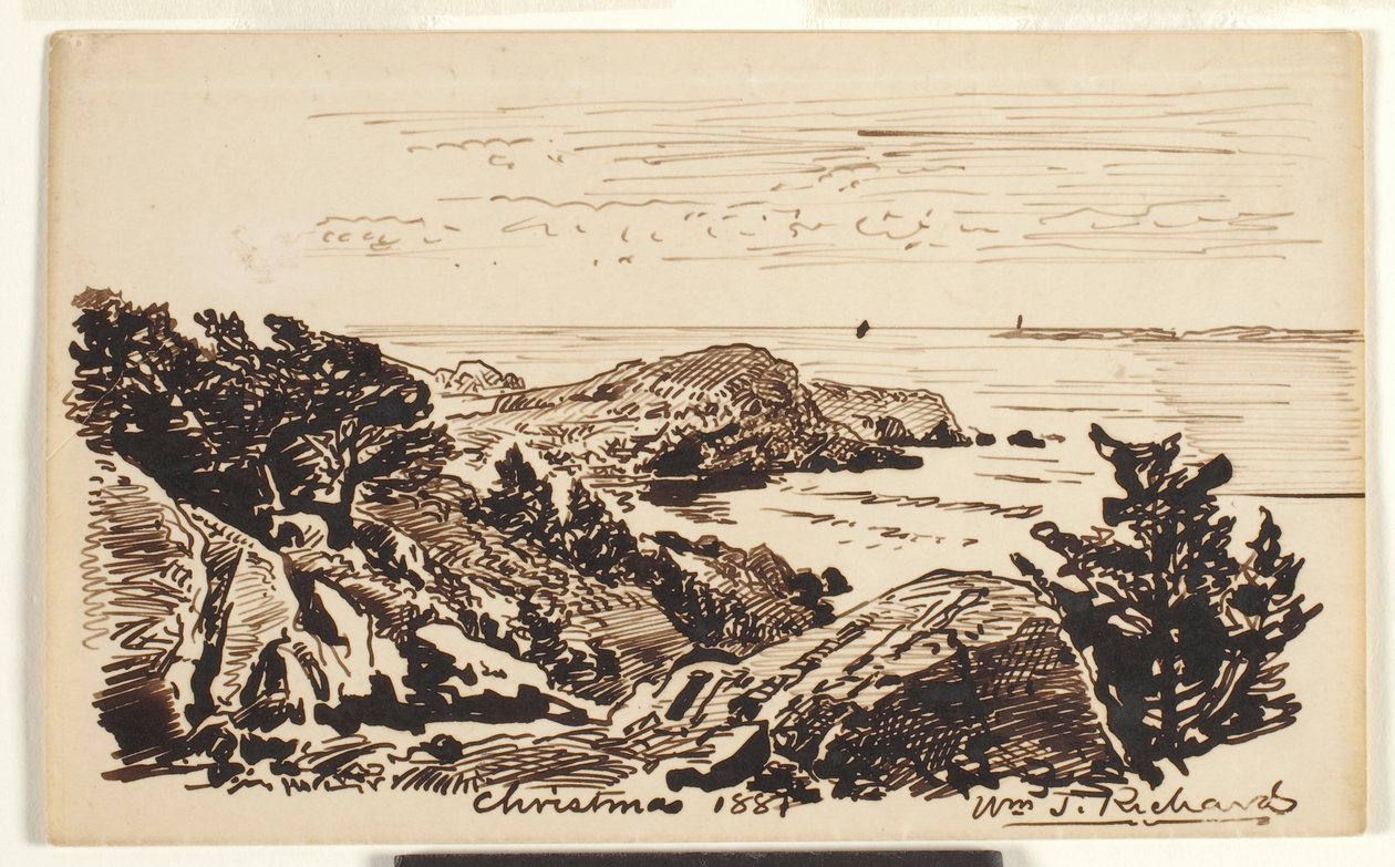 Sjølandskap av William Trost Richards