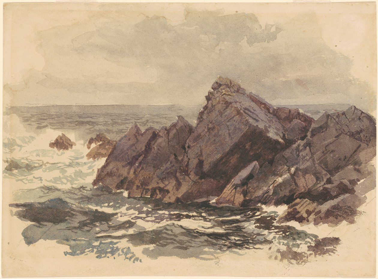 Havlandskap med steiner av William Trost Richards