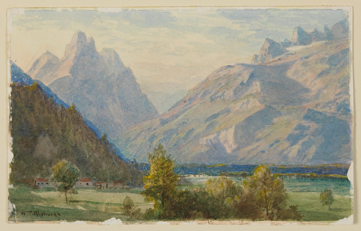 Studie av landskap, Norge av William Trost Richards