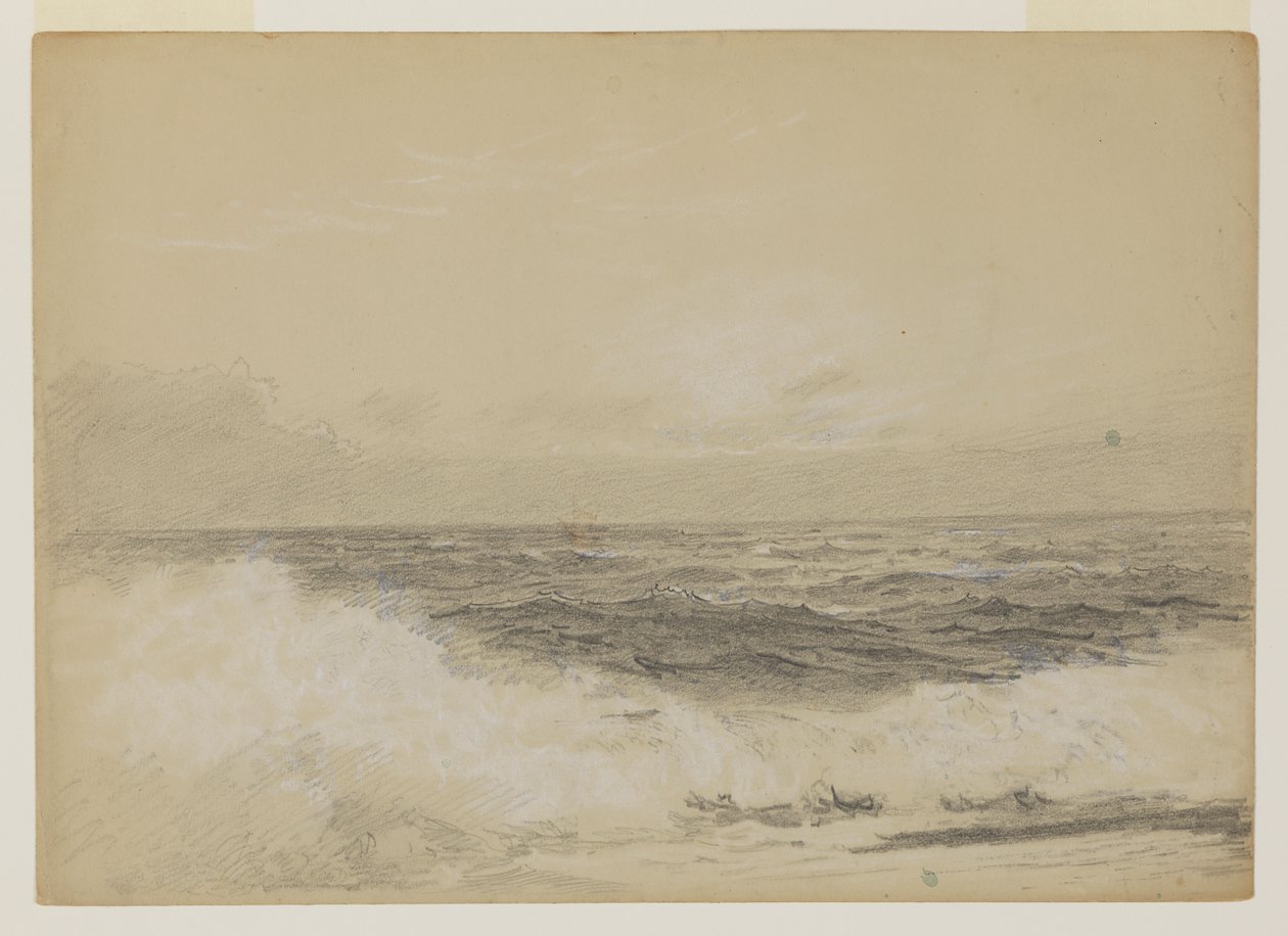 Studie av bølger av William Trost Richards