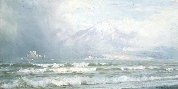 Vesuv om vinteren av William Trost Richards