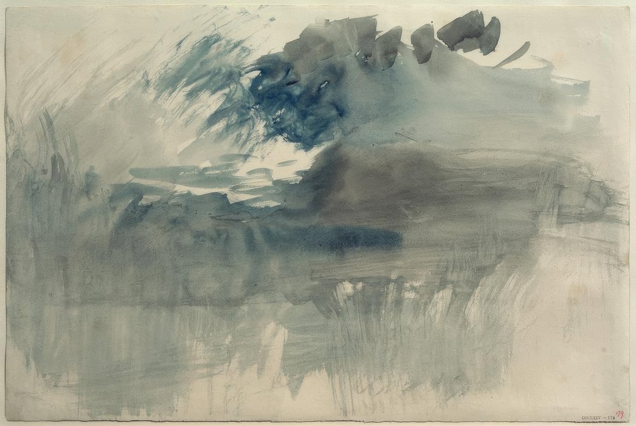 En storm over Rigi av Joseph Mallord William Turner