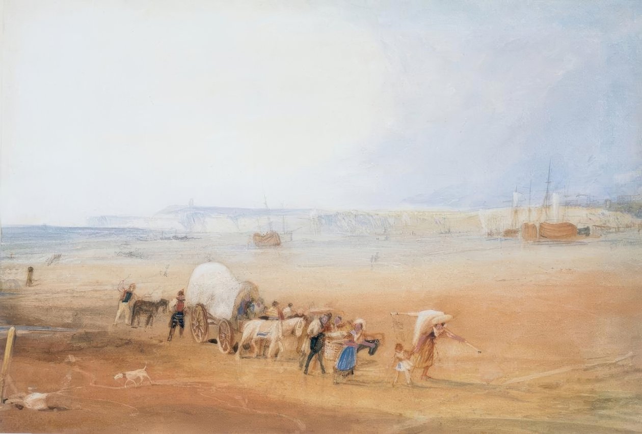 Strandscene på sørkysten av Joseph Mallord William Turner
