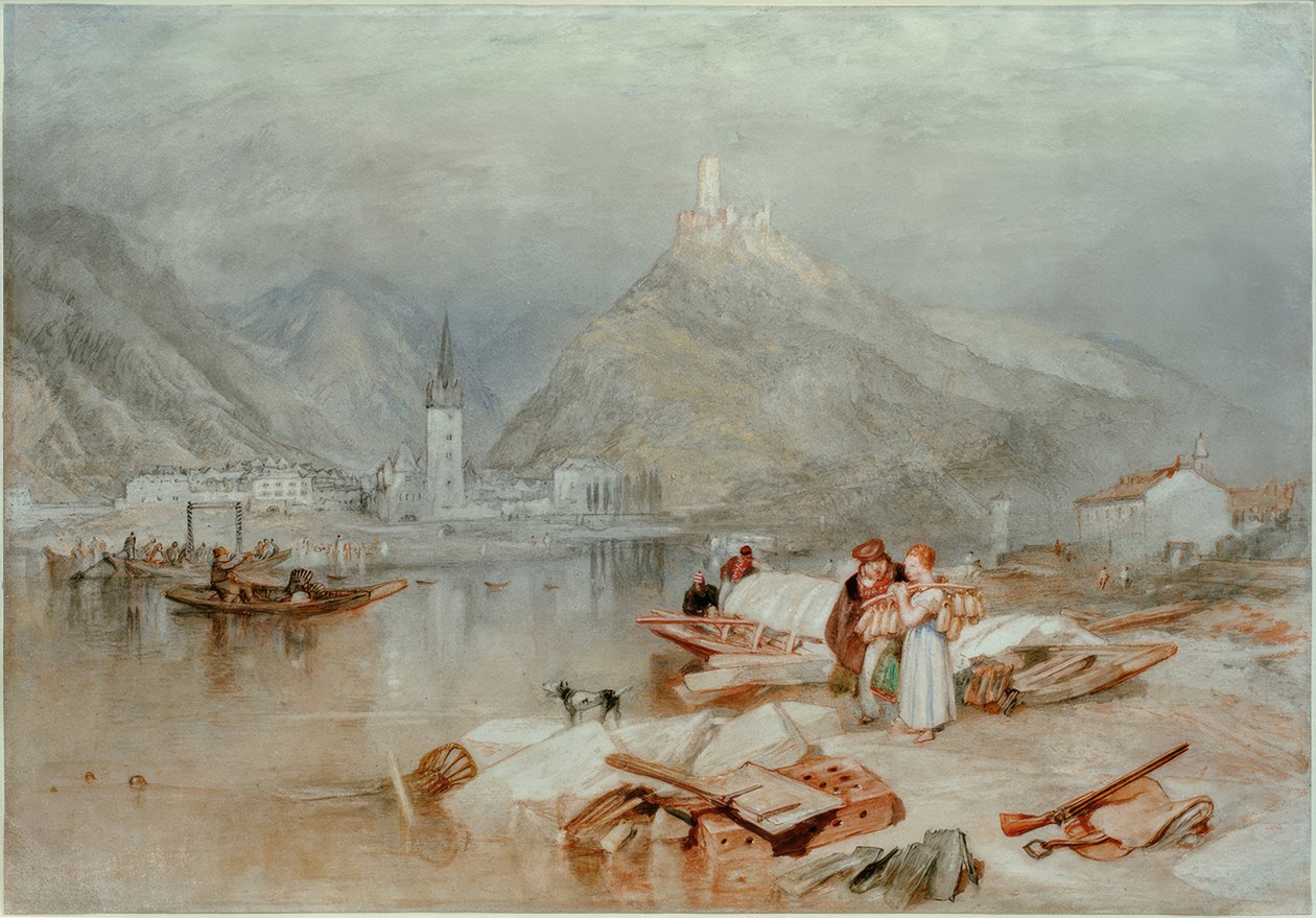 Bernkastel ved Mosel av Joseph Mallord William Turner