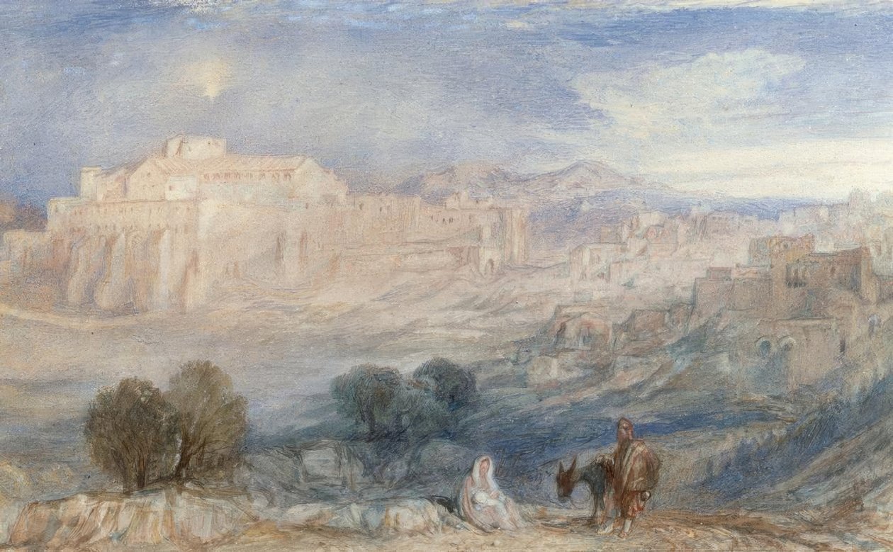 Betlehem – Flukten til Egypt av Joseph Mallord William Turner