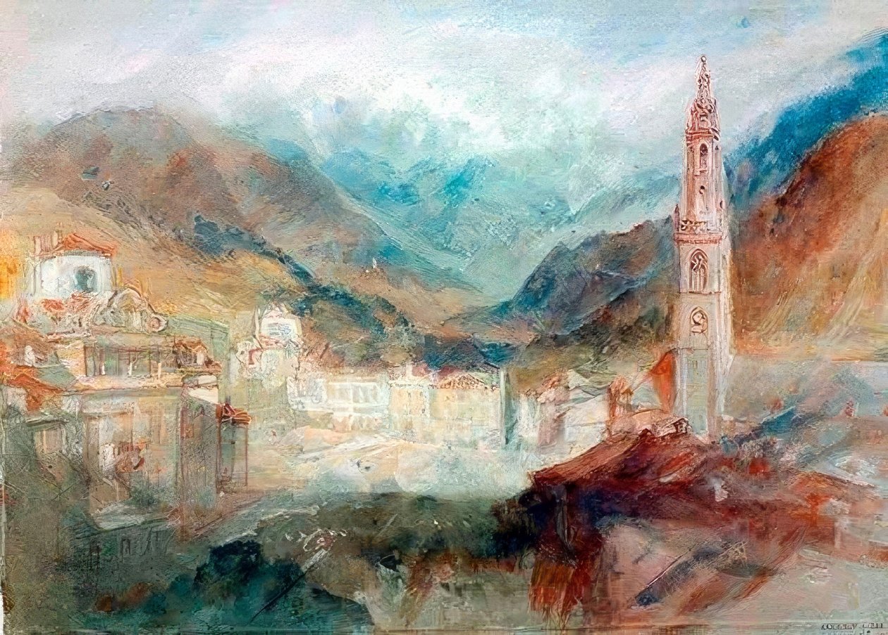 Bolzano og Dolomittene av Joseph Mallord William Turner