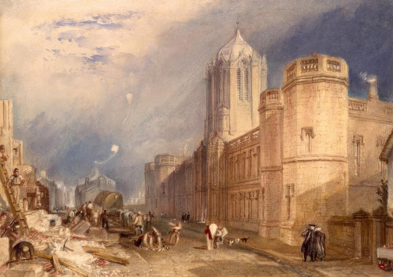 Christ Church College, Oxford av Joseph Mallord William Turner