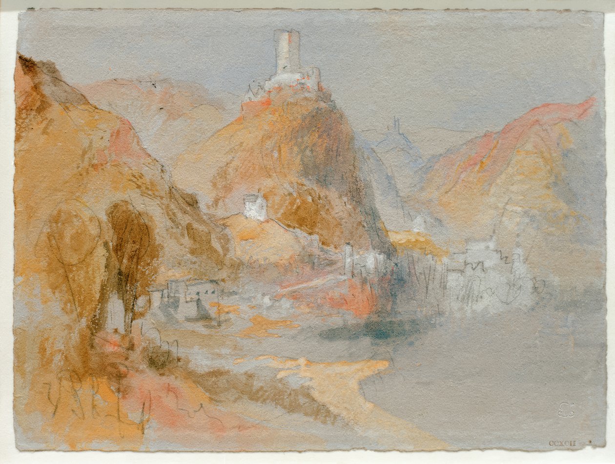 Cochem sett fra sør av Joseph Mallord William Turner