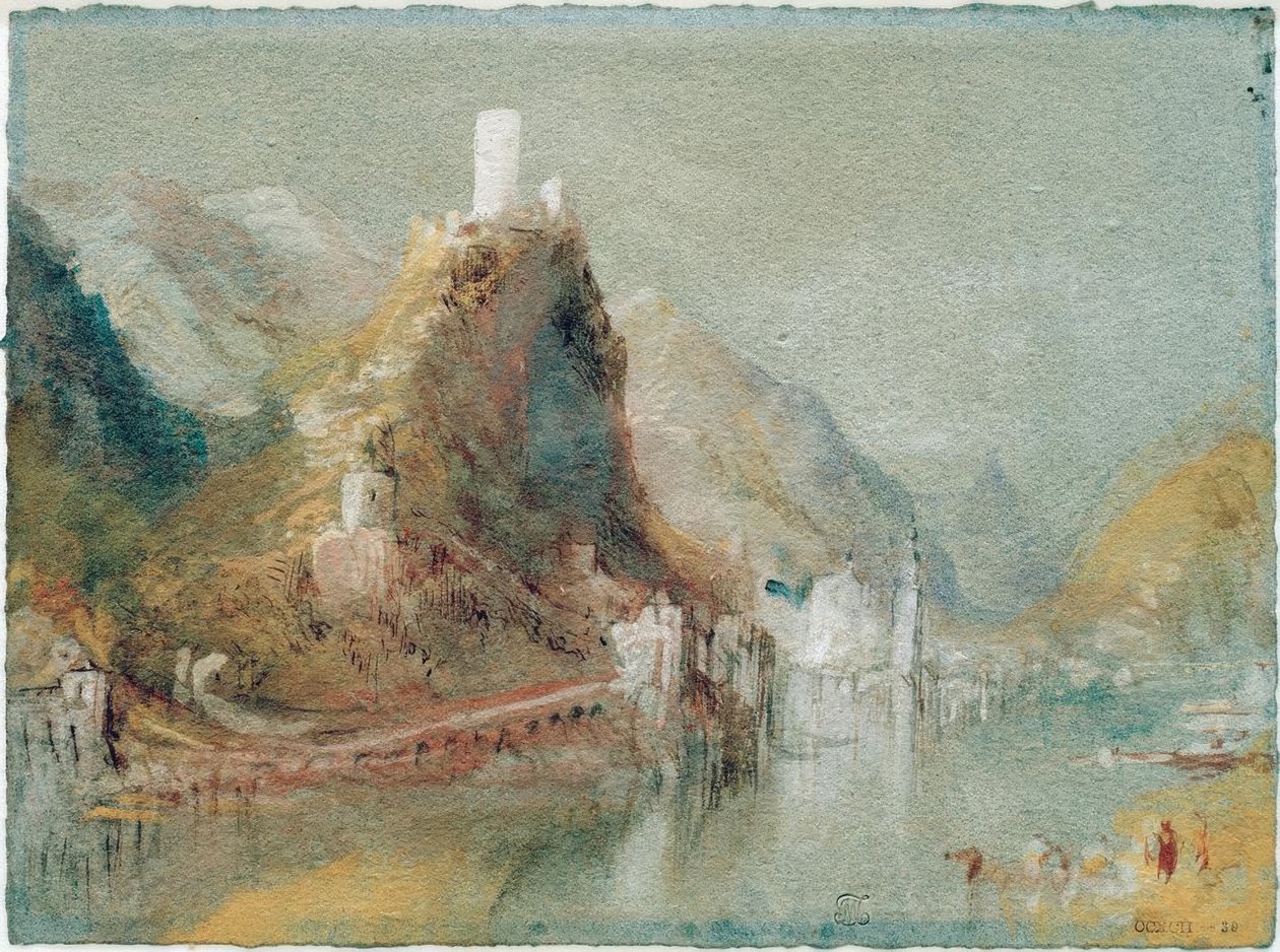 Cochem sett fra sør av Joseph Mallord William Turner