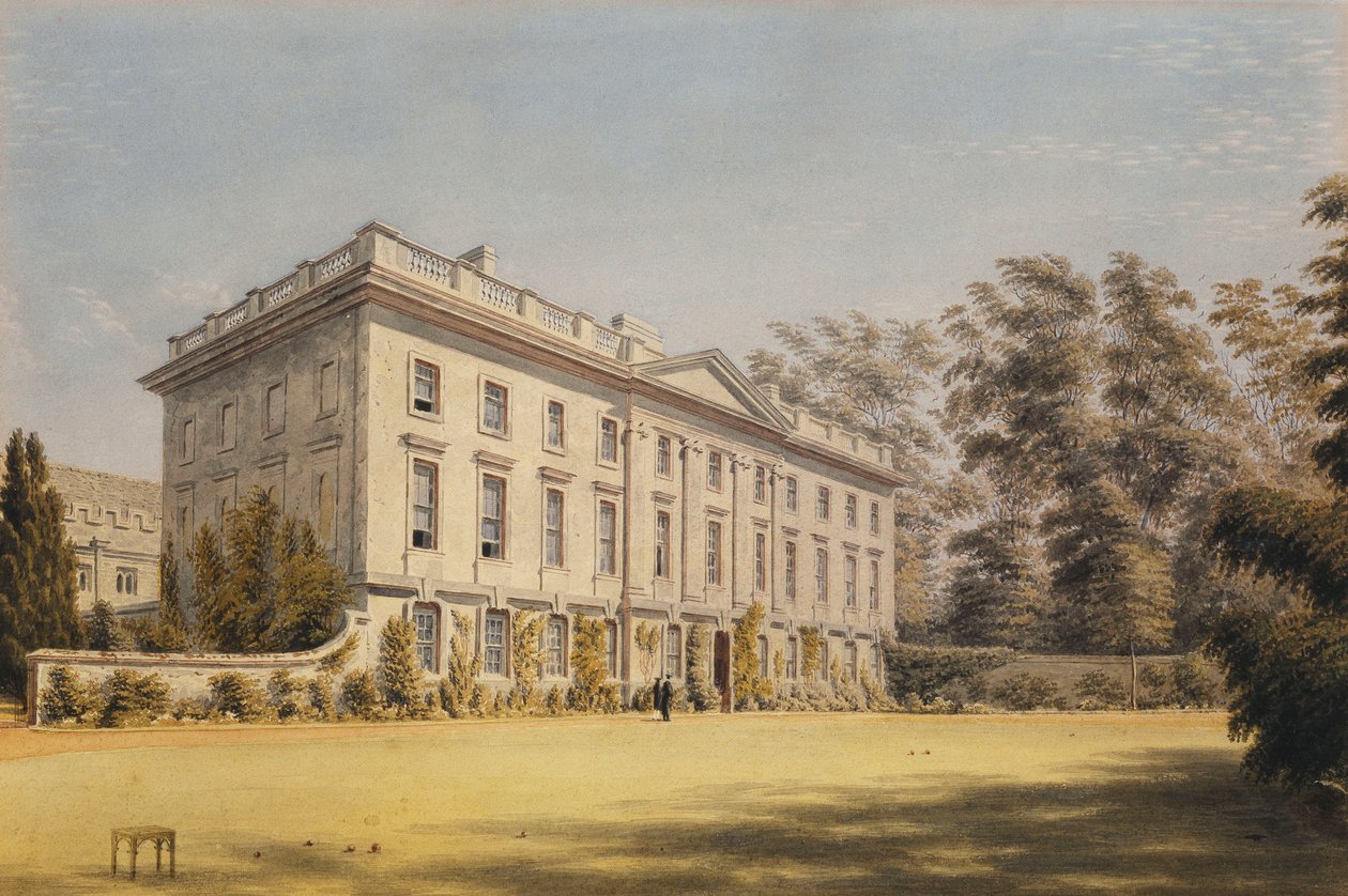 Corpus Christi College, Oxford, av Joseph Mallord William Turner