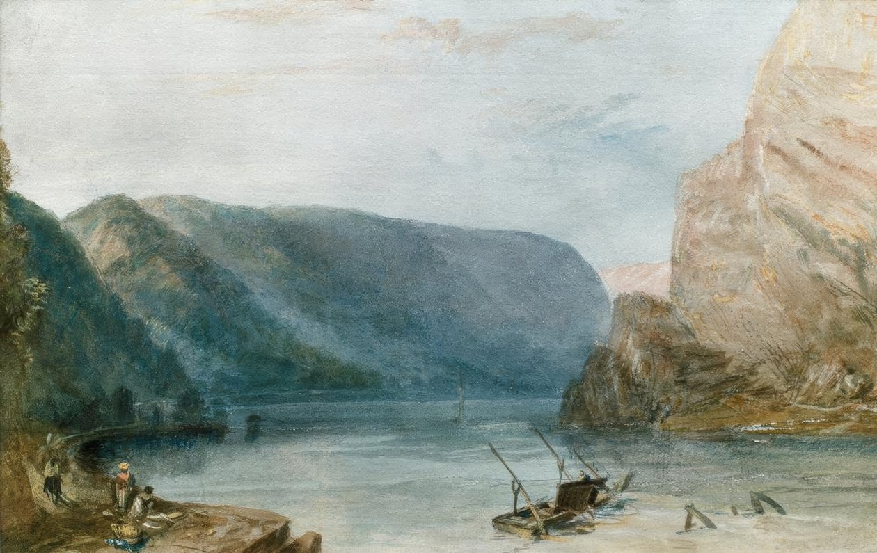 Die Lorelei av Joseph Mallord William Turner