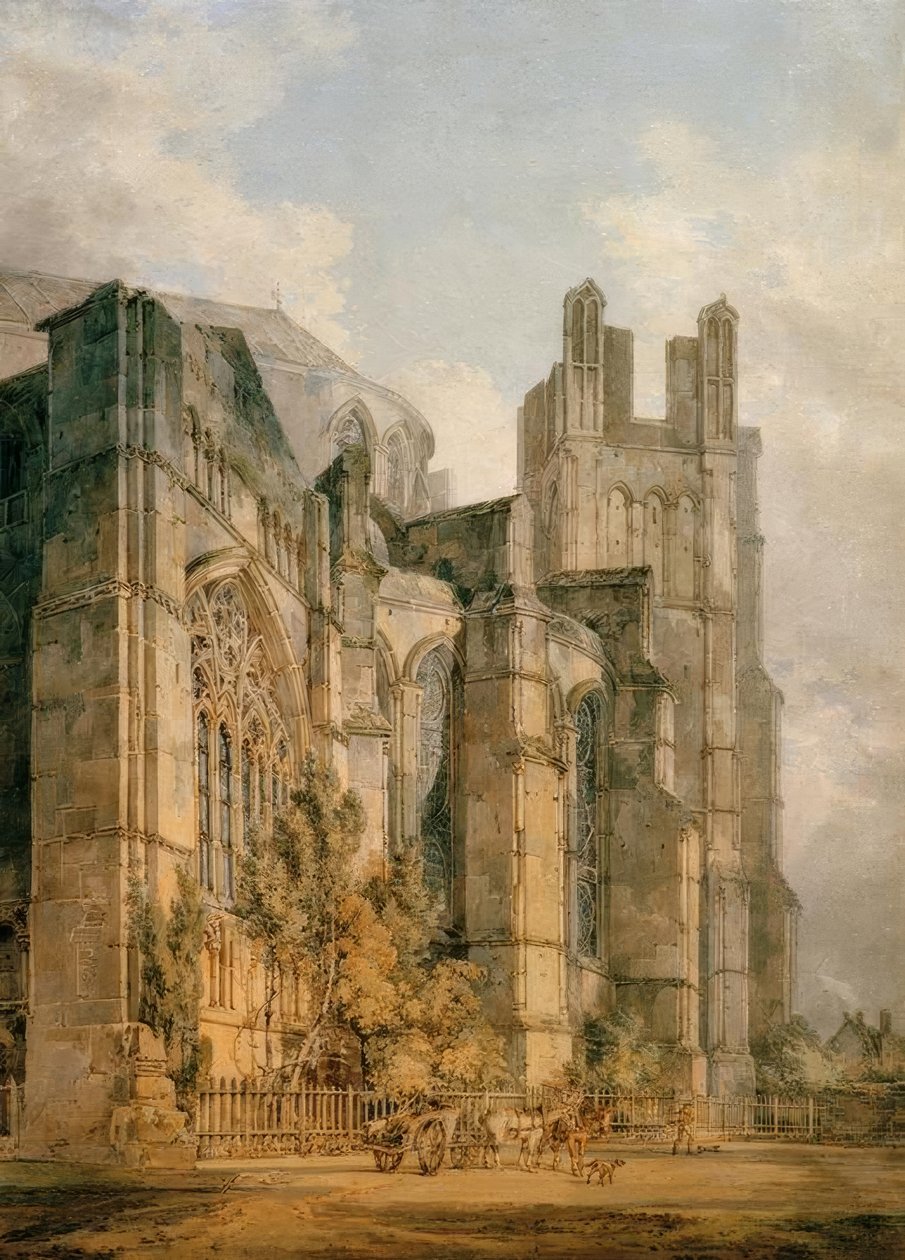 Kapellet til St. Anselm ved Canterbury Cathedral og av Joseph Mallord William Turner