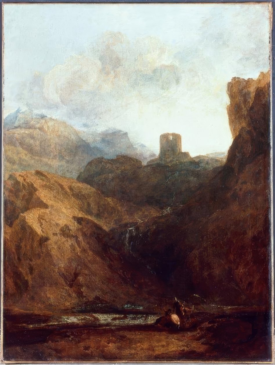 Dolbadarn slott av Joseph Mallord William Turner